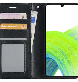 NoXx NoXx Samsung Galaxy A33 Hoesje Bookcase - Zwart