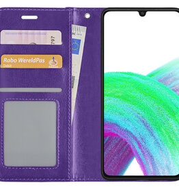 Nomfy Nomfy Samsung Galaxy A33 Hoesje Bookcase - Paars