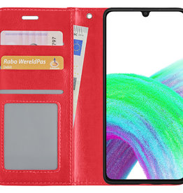 Nomfy Nomfy Samsung Galaxy A33 Hoesje Bookcase - Rood