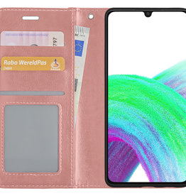 Nomfy Nomfy Samsung Galaxy A33 Hoesje Bookcase - Rose Goud