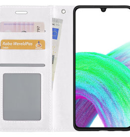 Nomfy Nomfy Samsung Galaxy A33 Hoesje Bookcase - Wit