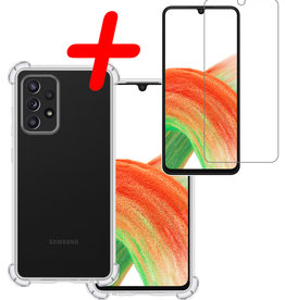 BASEY. BASEY. Samsung Galaxy A33 Hoesje Shockproof Met Screenprotector