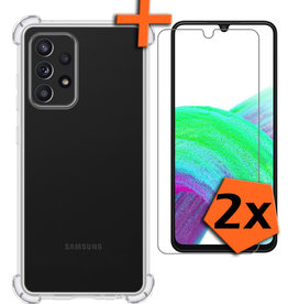 Nomfy Nomfy Samsung Galaxy A33 Hoesje Shockproof Met 2x Screenprotector