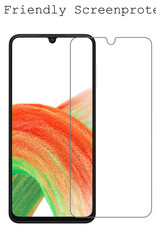 BASEY. Screenprotector Geschikt voor Samsung A33 Screenprotector Tempered Glass - Screenprotector Geschikt voor Samsung Galaxy A33 Beschermglas Screen Protector Glas