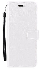 Nomfy Hoesje Geschikt voor Samsung A33 Hoes Bookcase Flipcase Book Cover Met 2x Screenprotector - Hoes Geschikt voor Samsung Galaxy A33 Hoesje Book Case - Wit