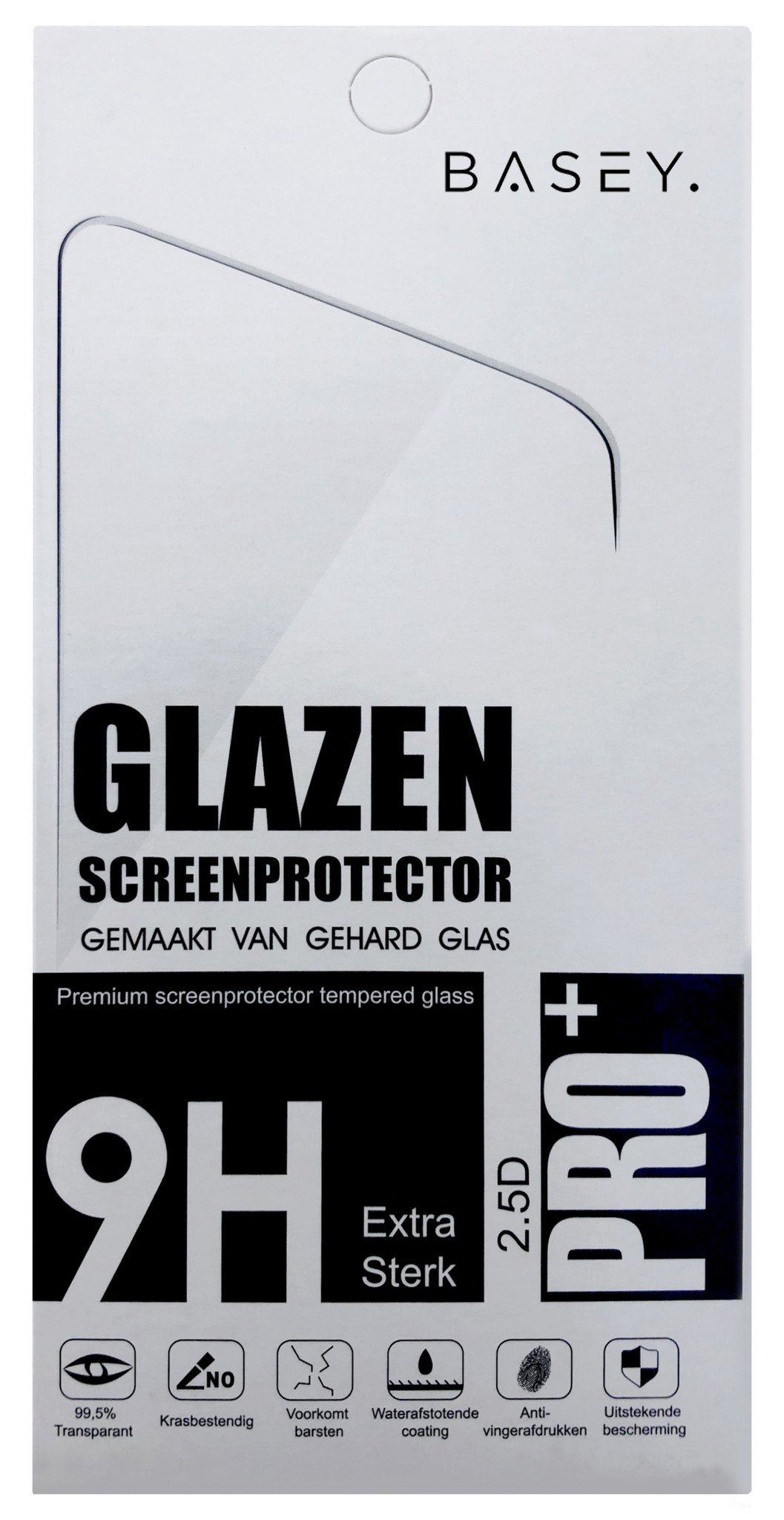 BASEY. Screenprotector Geschikt voor Samsung A33 Screenprotector Beschermglas Full Cover - Screenprotector Geschikt voor Samsung Galaxy A33 Screen Protector Full Cover - 2 Stuks