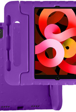 BASEY. Hoesje Geschikt voor iPad Air 2022 Hoesje Kinder Hoes Shockproof Kinderhoes - Kindvriendelijk Hoesje Geschikt voor iPad Air 5 2022 Hoes Kids Case - Paars