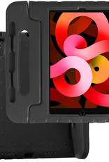 BASEY. Hoesje Geschikt voor iPad Air 2022 Hoesje Kinder Hoes Shockproof Kinderhoes - Kindvriendelijk Hoesje Geschikt voor iPad Air 5 2022 Hoes Kids Case - Zwart