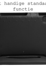 BASEY. Hoesje Geschikt voor iPad Air 2022 Hoesje Kinder Hoes Shockproof Kinderhoes - Kindvriendelijk Hoesje Geschikt voor iPad Air 5 2022 Hoes Kids Case - Zwart
