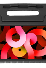 BASEY. Hoesje Geschikt voor iPad Air 2022 Hoesje Kinder Hoes Shockproof Kinderhoes - Kindvriendelijk Hoesje Geschikt voor iPad Air 5 2022 Hoes Kids Case - Zwart