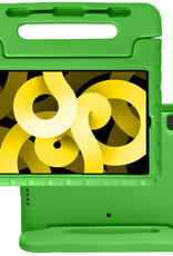 NoXx Hoesje Geschikt voor iPad Air 2022 Hoesje Kinderhoes Shockproof Hoes Kids Case - Groen