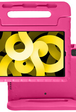 NoXx Hoesje Geschikt voor iPad Air 2022 Hoesje Kinderhoes Shockproof Hoes Kids Case - Roze