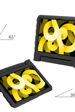 NoXx Hoesje Geschikt voor iPad Air 2022 Hoesje Kinderhoes Shockproof Hoes Kids Case - Zwart