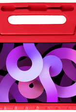 Nomfy Hoes Geschikt voor iPad Air 2022 Hoes Bumper Kindvriendelijk Kids Case Kinderhoes - Hoesje Geschikt voor iPad Air 5 2022 Hoesje Shockproof Cover Hoes - Rood