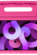 Nomfy Hoes Geschikt voor iPad Air 2022 Hoes Bumper Kindvriendelijk Kids Case Kinderhoes - Hoesje Geschikt voor iPad Air 5 2022 Hoesje Shockproof Cover Hoes - Roze