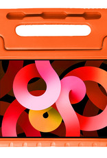 BASEY. Hoesje Geschikt voor iPad Air 2022 Hoesje Kinder Hoes Shockproof Kinderhoes Met Screenprotector - Kindvriendelijk Hoesje Geschikt voor iPad Air 5 2022 Hoes Kids Case - Oranje