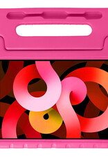 BASEY. Hoesje Geschikt voor iPad Air 2022 Hoesje Kinder Hoes Shockproof Kinderhoes Met Screenprotector - Kindvriendelijk Hoesje Geschikt voor iPad Air 5 2022 Hoes Kids Case - Roze