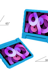 Nomfy Hoes Geschikt voor iPad Air 2022 Hoes Bumper Kindvriendelijk Kids Case Kinderhoes Met 2x Screenprotector - Hoesje Geschikt voor iPad Air 5 2022 Hoesje Shockproof Cover Hoes - Blauw