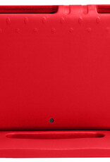 Nomfy Hoes Geschikt voor iPad Air 2022 Hoes Bumper Kindvriendelijk Kids Case Kinderhoes Met 2x Screenprotector - Hoesje Geschikt voor iPad Air 5 2022 Hoesje Shockproof Cover Hoes - Rood