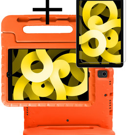 NoXx NoXx iPad Air 5 Kinderhoes Met Screenprotector - Oranje