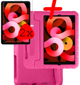 BASEY. BASEY. iPad Air 5 Kinderhoes Met 2x Screenprotector - Roze