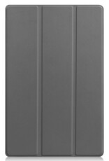 BASEY. Hoesje Geschikt voor Lenovo Tab P11 Hoes Case Tablet Hoesje Tri-fold Met Screenprotector - Hoes Geschikt voor Lenovo Tab P11 Hoesje Hard Cover Bookcase Hoes - Grijs