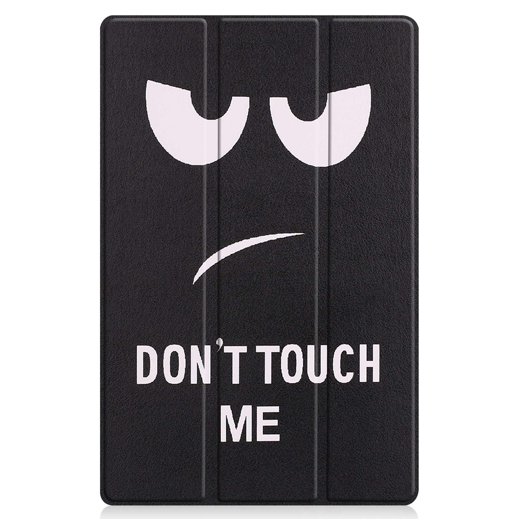 BASEY. Hoesje Geschikt voor Lenovo Tab P11 Hoes Case Tablet Hoesje Tri-fold Met Screenprotector - Hoes Geschikt voor Lenovo Tab P11 Hoesje Hard Cover Bookcase Hoes - Don't Touch Me