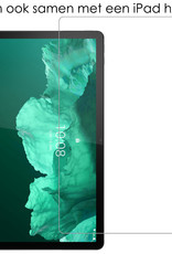 NoXx Hoesje Geschikt voor Lenovo Tab P11 Hoesje Case Hard Cover Hoes Book Case Met Screenprotector - Vlinders