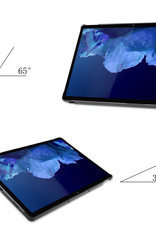Nomfy Hoes Geschikt voor Lenovo Tab P11 Hoes Tri-fold Tablet Hoesje Case Met Screenprotector - Hoesje Geschikt voor Lenovo Tab P11 Hoesje Hardcover Bookcase - Sterrenhemel