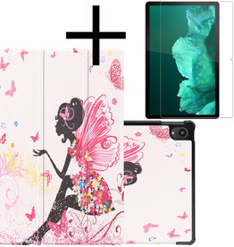 NoXx NoXx Lenovo Tab P11 Hoes Met Screenprotector - Elfje