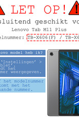 BASEY. Hoesje Geschikt voor Lenovo Tab M10 FHD Plus 2nd Gen Hoes Case Tablet Hoesje Tri-fold Met Screenprotector - Hoes Geschikt voor Lenovo Tab M10 FHD Plus (2e Gen) Hoesje Hard Cover Bookcase Hoes - Bloesem