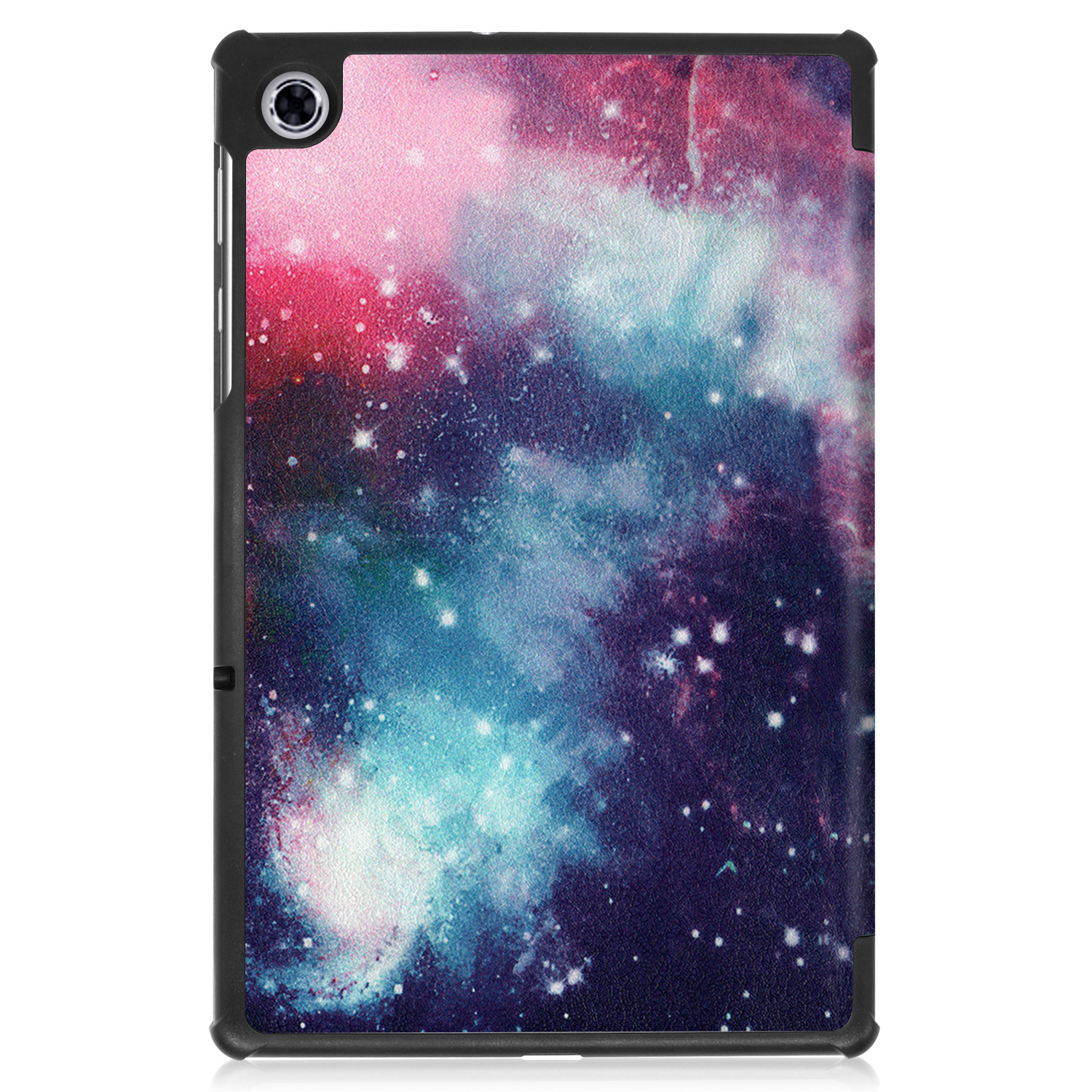 BASEY. Hoesje Geschikt voor Lenovo Tab M10 FHD Plus 2nd Gen Hoes Case Tablet Hoesje Tri-fold Met Screenprotector - Hoes Geschikt voor Lenovo Tab M10 FHD Plus (2e Gen) Hoesje Hard Cover Bookcase Hoes - Galaxy