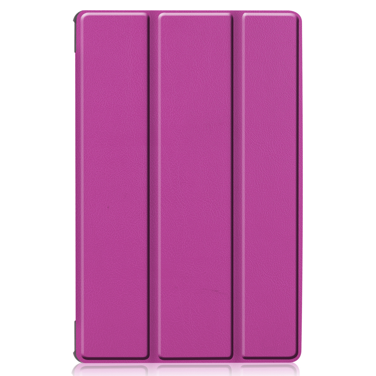 BASEY. Hoesje Geschikt voor Lenovo Tab M10 FHD Plus 2nd Gen Hoes Case Tablet Hoesje Tri-fold Met Screenprotector - Hoes Geschikt voor Lenovo Tab M10 FHD Plus (2e Gen) Hoesje Hard Cover Bookcase Hoes - Paars