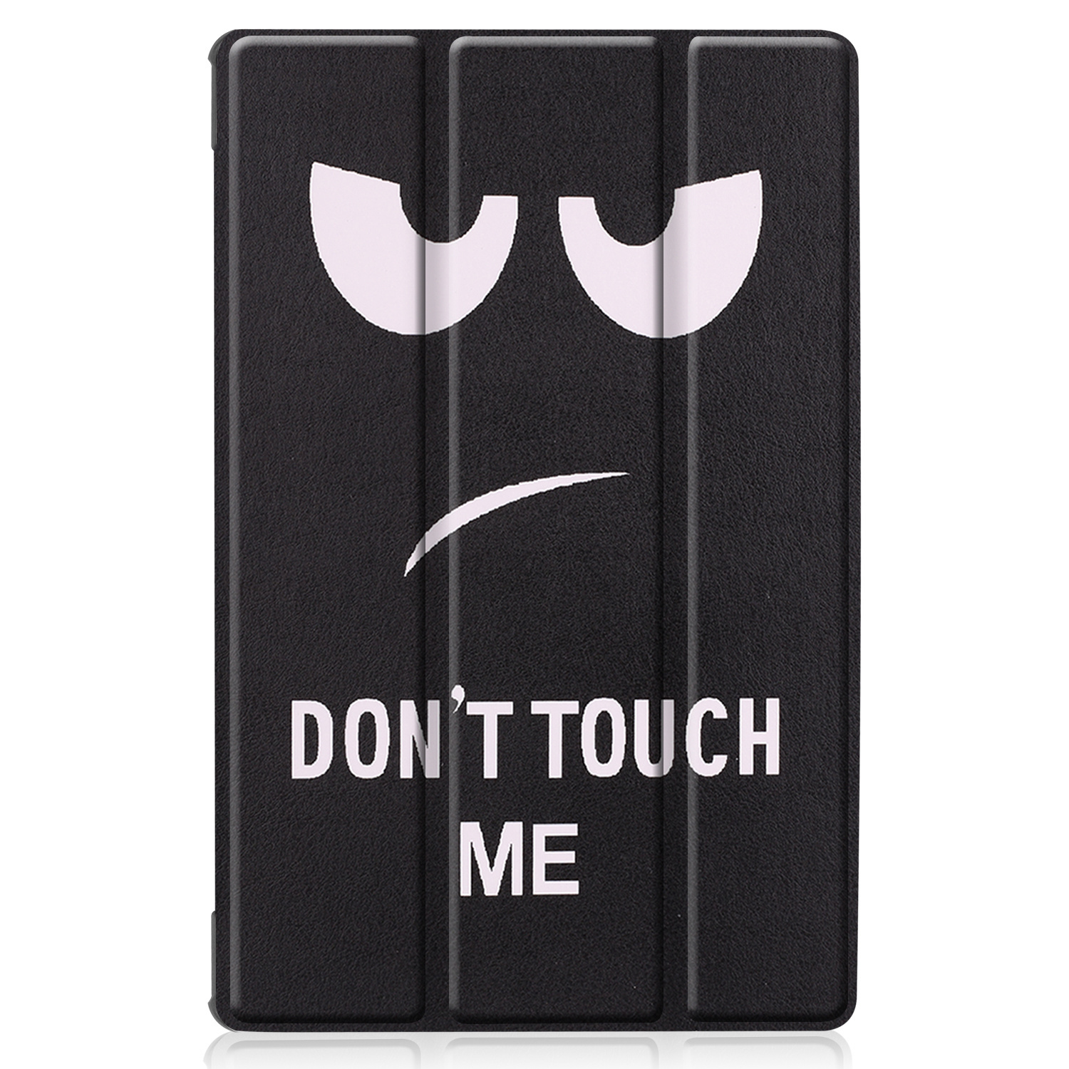 BASEY. Hoesje Geschikt voor Lenovo Tab M10 FHD Plus 2nd Gen Hoes Case Tablet Hoesje Tri-fold Met Screenprotector - Hoes Geschikt voor Lenovo Tab M10 FHD Plus (2e Gen) Hoesje Hard Cover Bookcase Hoes - Don't Touch Me