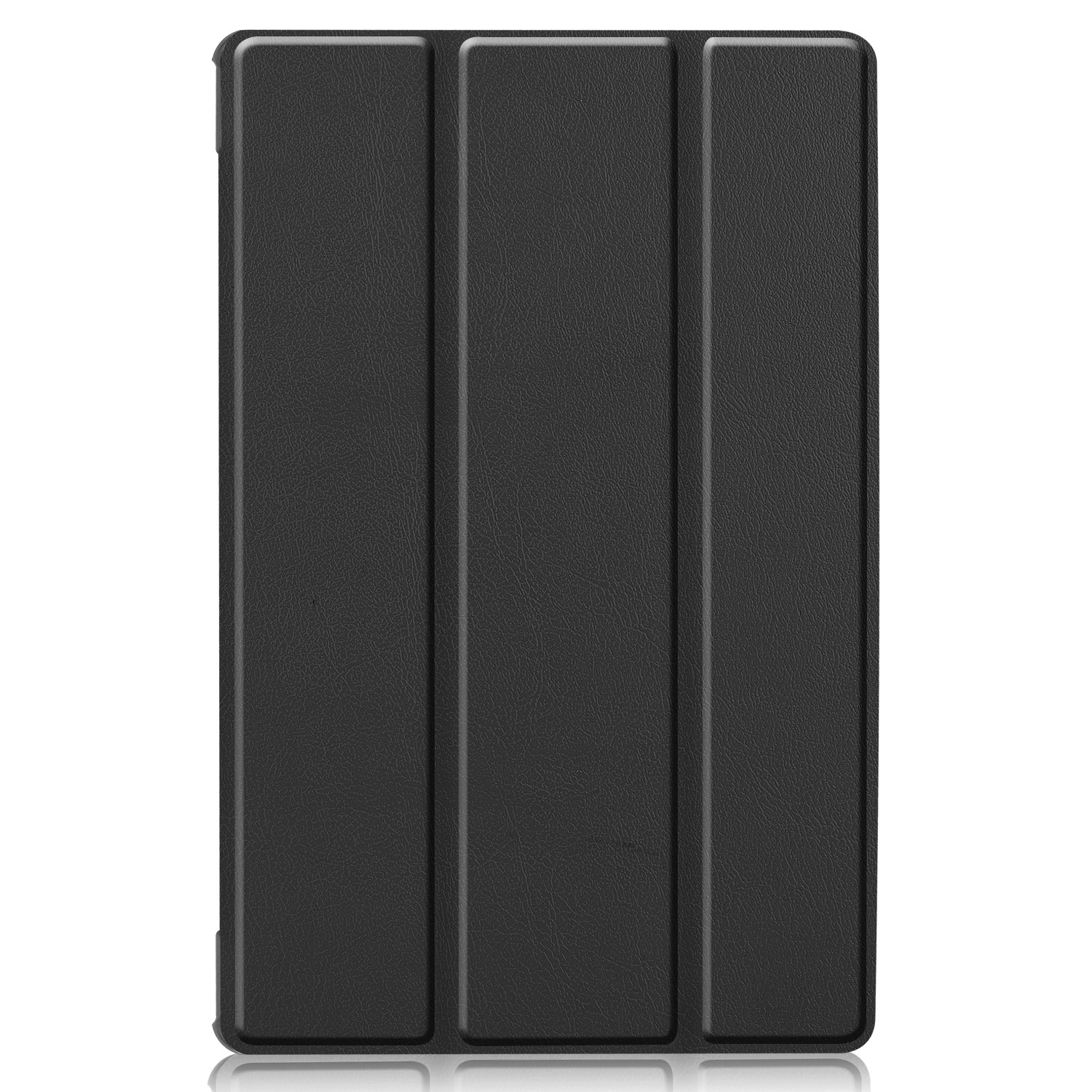 BASEY. Hoesje Geschikt voor Lenovo Tab M10 FHD Plus 2nd Gen Hoes Case Tablet Hoesje Tri-fold Met Screenprotector - Hoes Geschikt voor Lenovo Tab M10 FHD Plus (2e Gen) Hoesje Hard Cover Bookcase Hoes - Zwart