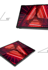 NoXx Hoesje Geschikt voor Lenovo Tab M10 FHD Plus 2nd Gen Hoesje Case Hard Cover Hoes Book Case Met Screenprotector - Paars