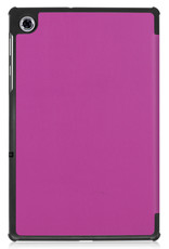 Nomfy Hoes Geschikt voor Lenovo Tab M10 FHD Plus 2nd Gen Hoes Tri-fold Tablet Hoesje Case Met Screenprotector - Hoesje Geschikt voor Lenovo Tab M10 FHD Plus (2e Gen) Hoesje Hardcover Bookcase - Paars