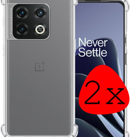 BASEY. BASEY. OnePlus 10 Pro Hoesje Shockproof - Transparant - 2 PACK