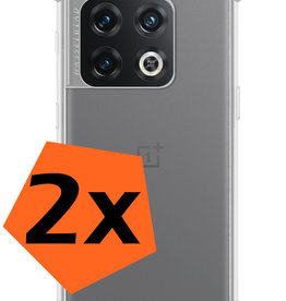 Nomfy Nomfy OnePlus 10 Pro Hoesje Shockproof - Transparant - 2 PACK