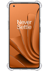 Nomfy Hoesje Geschikt voor OnePlus 10 Pro Hoesje Shock Proof Cover Case Shockproof - Hoes Geschikt voor OnePlus 10 Pro Hoes Siliconen Back Case - Transparant - 2 PACK