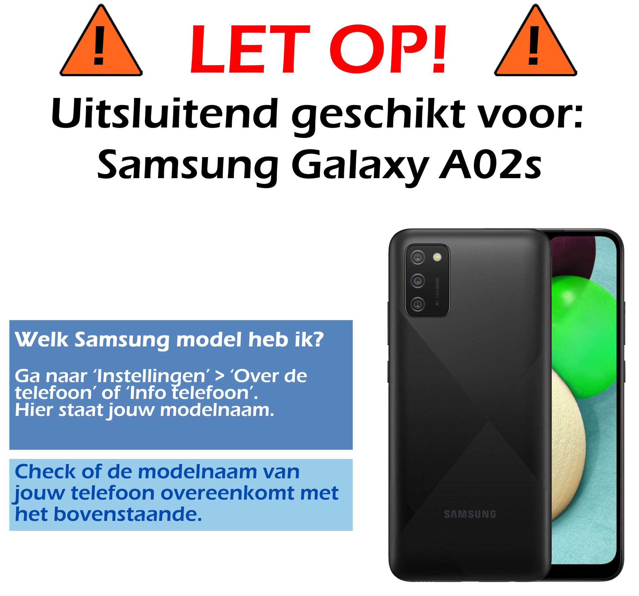 Nomfy Hoesje Geschikt voor Samsung A02s Hoesje Pasjeshouder Shockproof Pas Houder - Hoesje Geschikt voor Samsung Galaxy A02s Hoes Met Kaarthouder - Transparant - 2 PACK