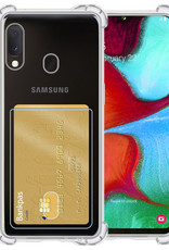 BASEY. Hoes Geschikt voor Samsung A20e Hoesje Shock Proof Case Hoes - Hoesje Geschikt voor Samsung Galaxy A20e Hoes Cover Shockproof - Transparant