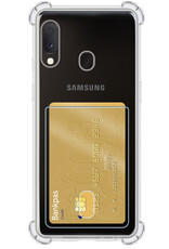 BASEY. Hoes Geschikt voor Samsung A20e Hoesje Shock Proof Case Hoes - Hoesje Geschikt voor Samsung Galaxy A20e Hoes Cover Shockproof - Transparant