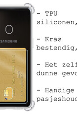 BASEY. Hoes Geschikt voor Samsung A20e Hoesje Shock Proof Case Hoes - Hoesje Geschikt voor Samsung Galaxy A20e Hoes Cover Shockproof - Transparant