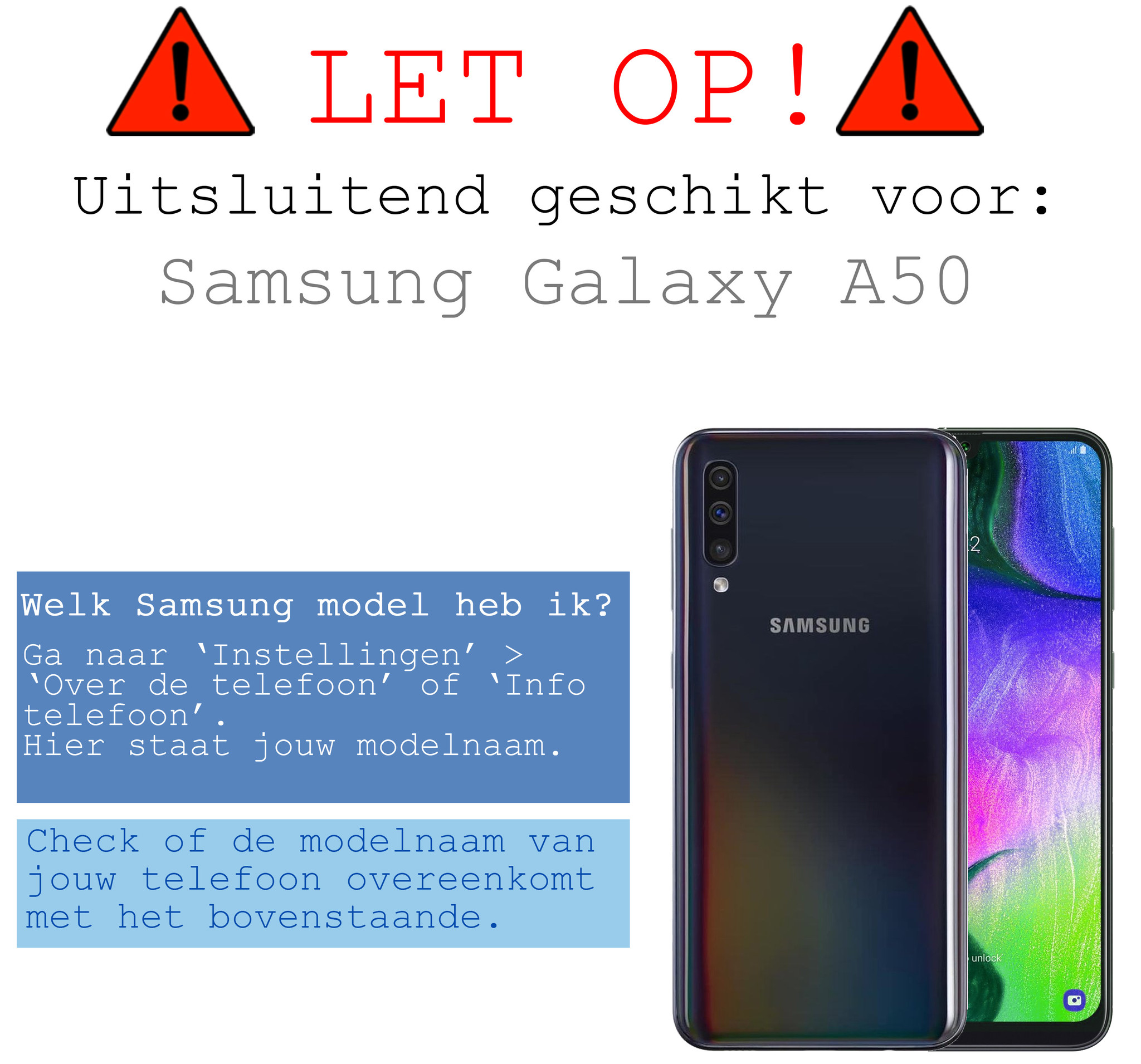 BASEY. Hoes Geschikt voor Samsung A50/A50s Hoesje Shock Proof Case Hoes - Hoesje Geschikt voor Samsung Galaxy A50/A50s Hoes Cover Shockproof - Transparant