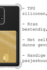 BASEY. Hoes Geschikt voor Samsung A33 Hoesje Shock Proof Case Hoes - Hoesje Geschikt voor Samsung Galaxy A33 Hoes Cover Shockproof - Transparant