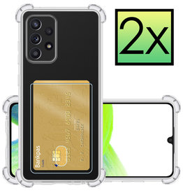 NoXx NoXx Samsung Galaxy A33 Hoesje Pashouder - 2 PACK