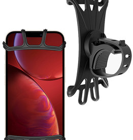 NoXx NoXx Telefoonhouder Fiets Siliconen Universeel - Zwart
