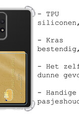 BASEY. Hoes Geschikt voor Samsung A53 Hoesje Shock Proof Case Hoes - Hoesje Geschikt voor Samsung Galaxy A53 Hoes Cover Shockproof - Transparant - 2 Stuks