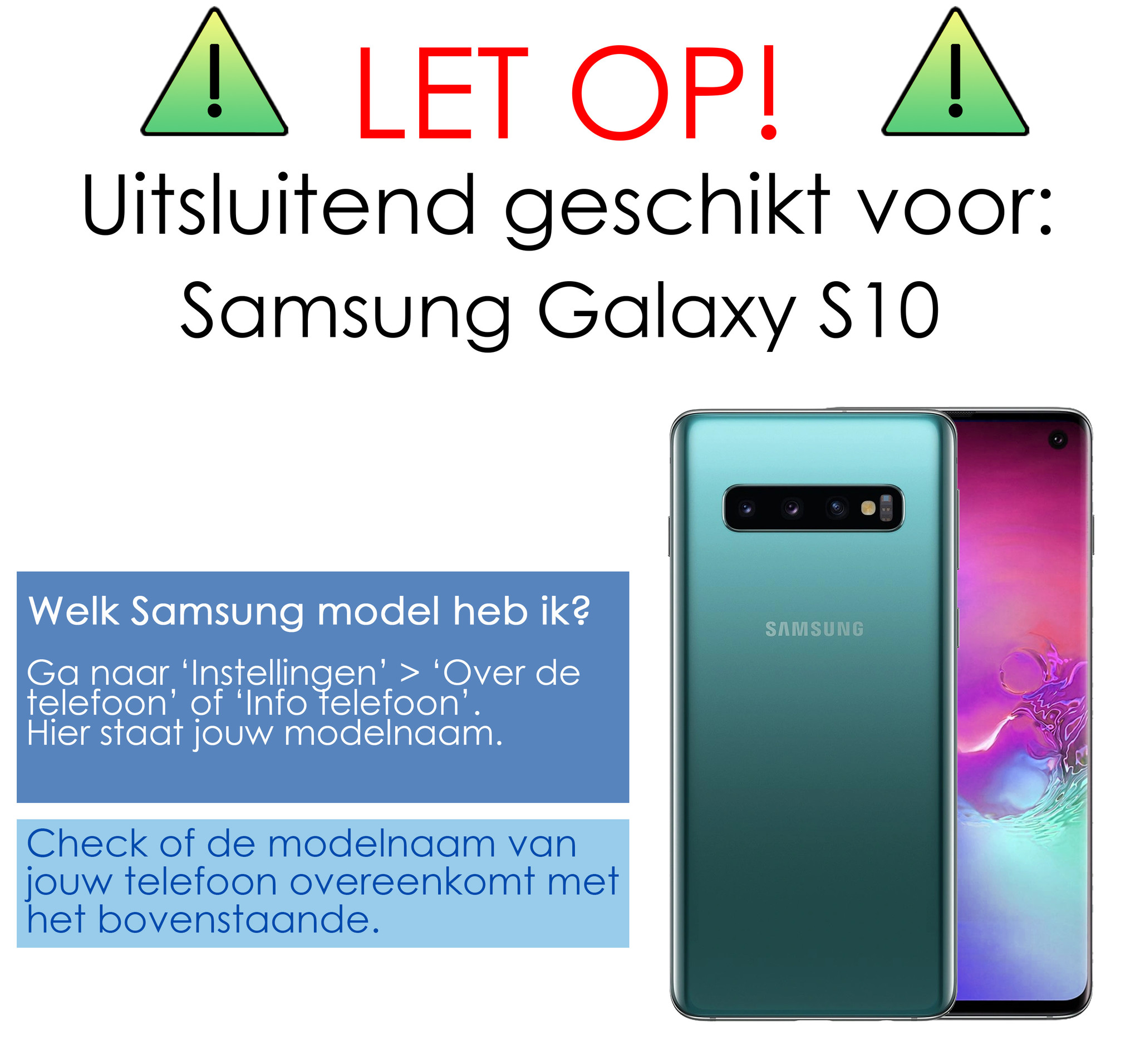 NoXx Hoes Geschikt voor Samsung S10 Hoesje Pasjeshouder Cover Shock Proof Case Siliconen Hoes Met Kaarthouder - Transparant